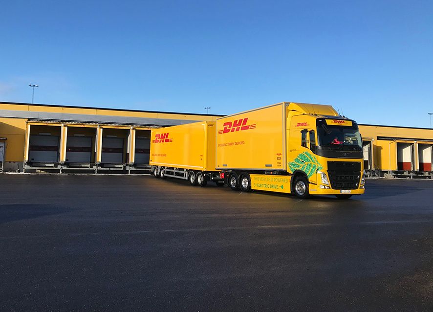 Foto de Camión eléctrico Volvo de DHL Freight