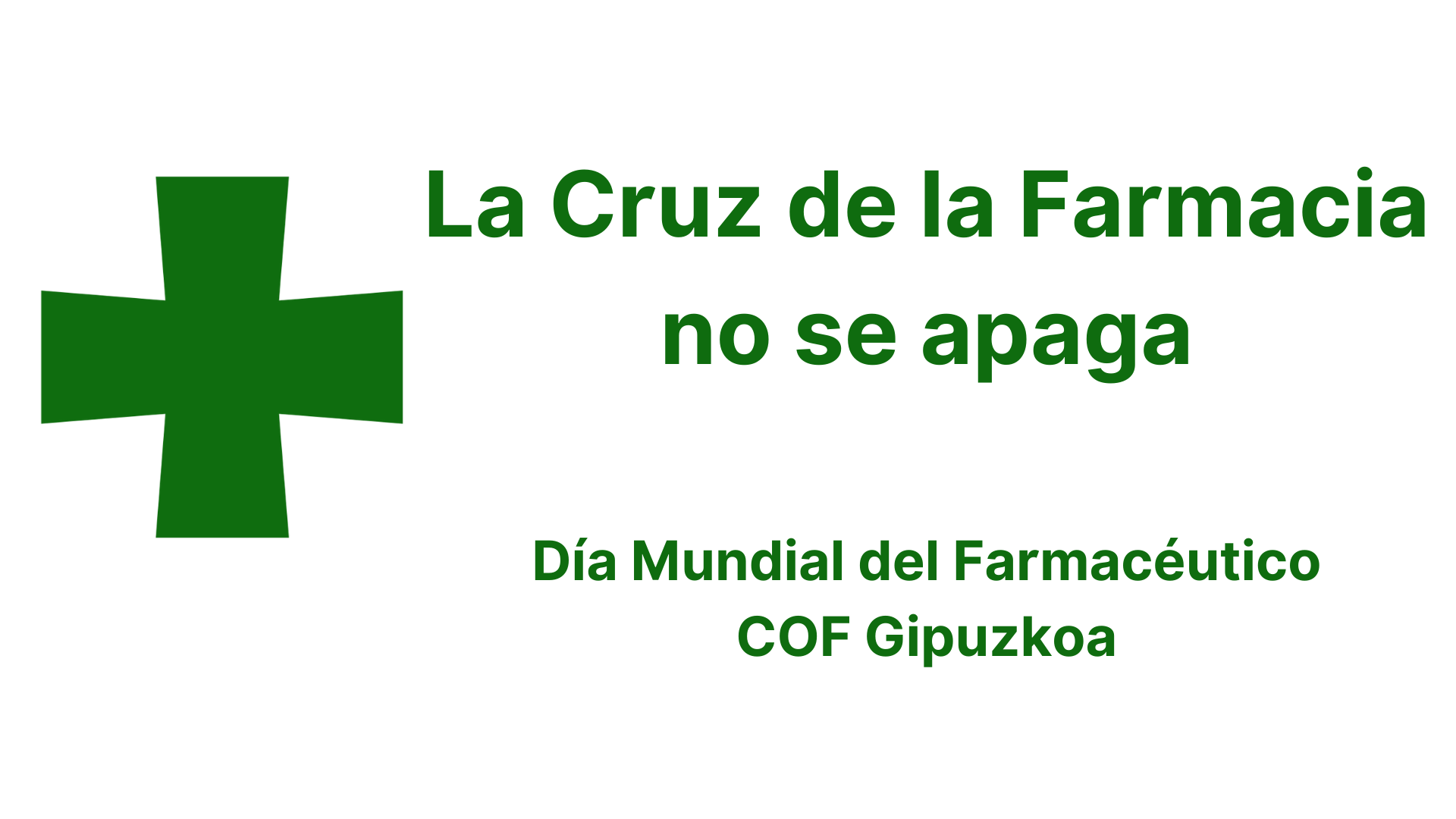 Donostia se ilumina este fin de semana de verde en reconocimiento a la profesión farmacéutica