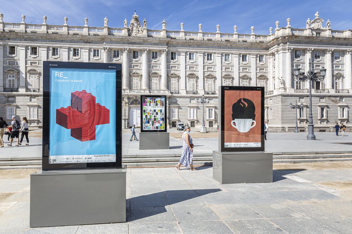 La exposición de carteles ‘Re_’ inunda Madrid con el lema Reiniciar, Revivir y Recuperar tras la pandemia