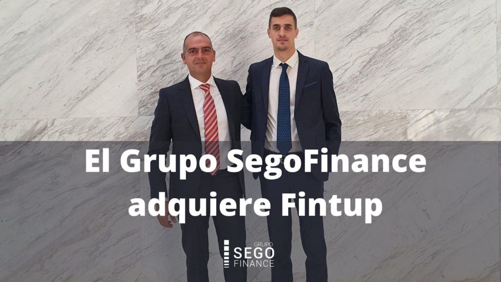 Foto de Pedro Perello, CEO de Fintup y Javier Villaseca, Consejero de