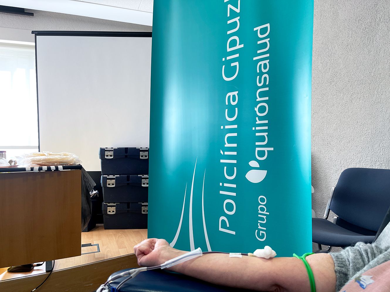 Quirónsalud Gipuzkoa organiza una sesión para que sus profesionales sanitarios donen sangre