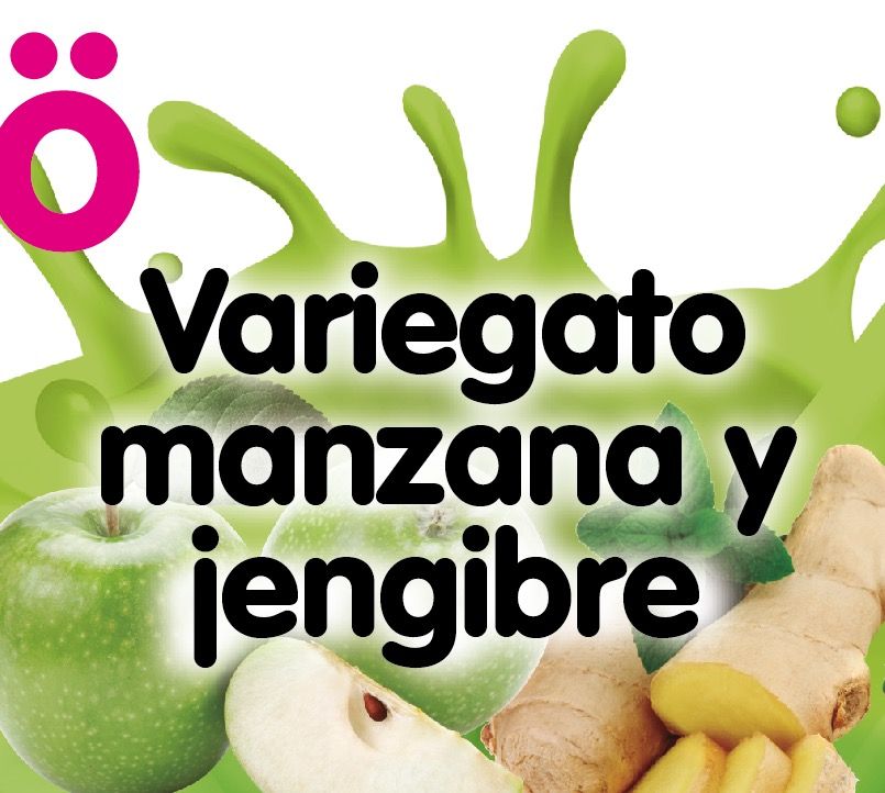 Foto de Variegato Smöoy de manzana y jenjibre