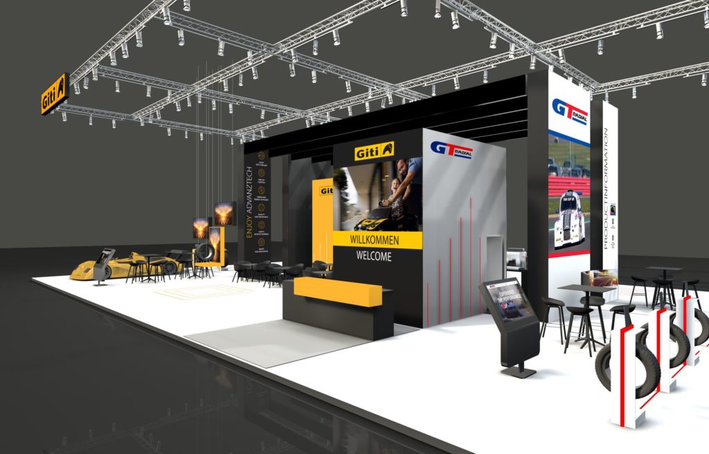 Foto de Diseño del stand de Giti Tire y GT Radial en la Tire Cologne