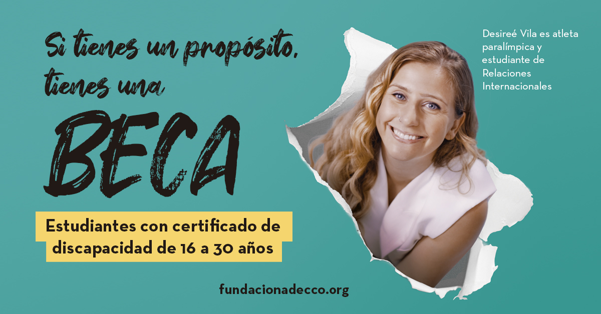 La Fundación Adecco ofrece becas de grado, máster y FP a jóvenes con discapacidad para el curso 2022-23