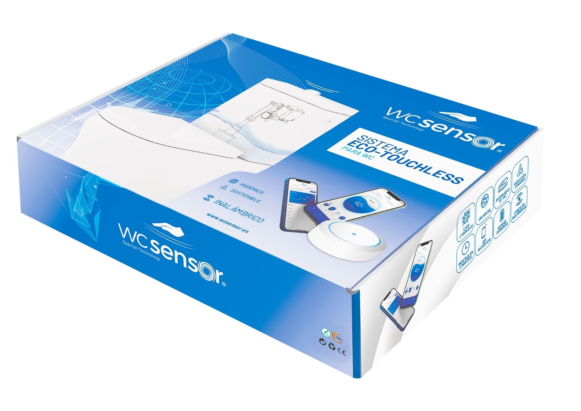 El equipo de WCSENSOR ya ha lanzado al mercado su sistema eco-touchless que ahorra más de un 70% de agua